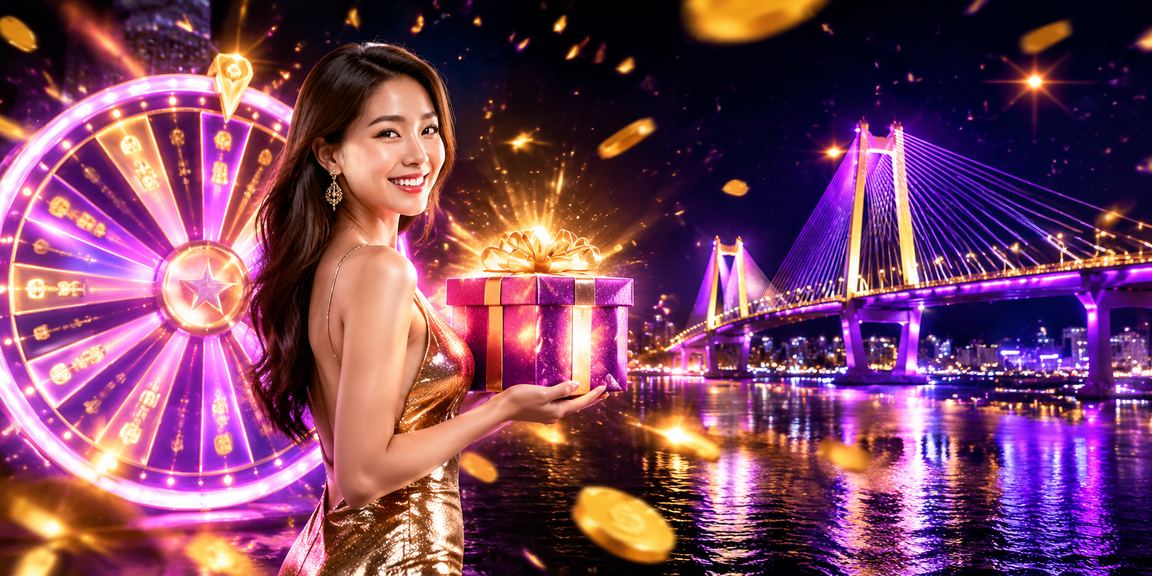 Ánh đèn neon rực rỡ tại sự kiện lucky draw ở Cần Thơ