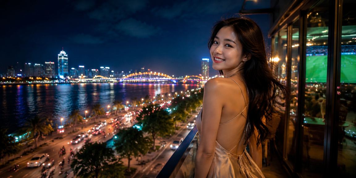 Bãi biển Đà Nẵng và không khí cá cược bóng đá sôi động của người hâm mộ
